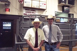 Legendary Shirley Myers and Luke Mobley at a sale in Calhoun, Georgia