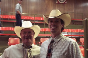 Luke Mobley & Johnny Davis at a sale in Cullman, AL