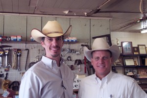 Luke Mobley & Doak Lambert @ Compton Charolais Sale in Alabama 2010