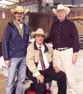 Luke Mobley, Hoover Case and Delmo Payne at Santa Gertrudis Sale in Alabama