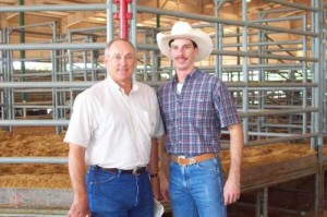 Nolan Ryan & Luke Mobley at a Beefmaster Sale in Georgia