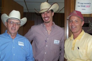 Jarvene Shackelford, Luke Mobley and Jack Ficken @ Lynn Angus Sale 2010