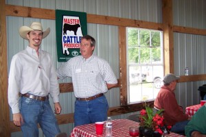 Luke Mobley & Randy Moody @ Macedon Angus Sale 2011