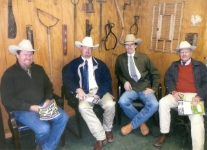 Steve, Ron, Luke and Shirley at Gibbs Farms Simmental Sale