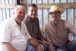 Tony Moore, Paul Hill and Luke Mobley Thunder Valley Beefmaster Sale 2010