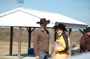 Luke Mobley & Jarvene Shackelford at Turner & Sons Angus Sale 2011